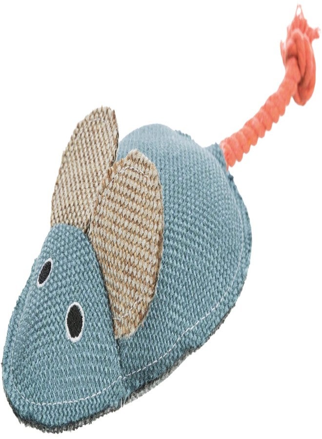 تريكسي لعبة تريكسي ماوس XXL مع النعناع البري للقطط والقطط الصغيرة - لعبة قطيفة ناعمة تفاعلية، مصنوعة من القماش والبوليستر، لعبة فئران مسلية للقطط للعب في الأماكن المغلقة، والتمرين، وتقوية الروابط، 15 سم - Image 4